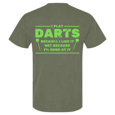 I Play Darts Because... (Lime) Thumbnail